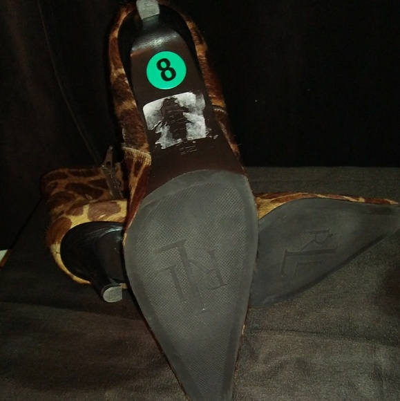 Ralph Lauren ankle heel boot - Picture 5 of 8